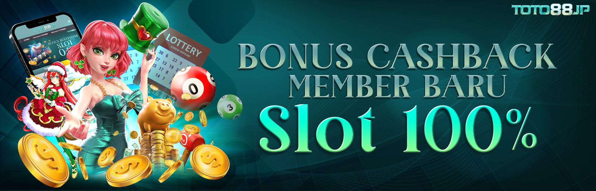 Bonus Special Member Baru Cashback Slot 100%